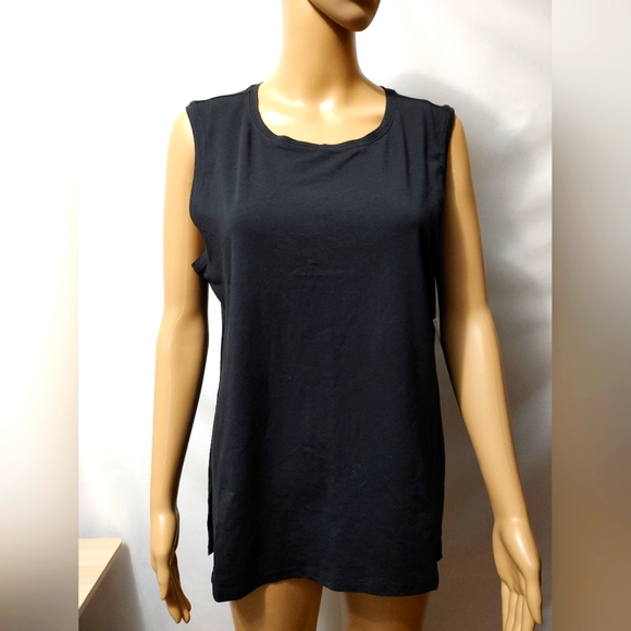 Core 10 Women's Soft Pima Cotton Yoga Sleeveless Tank Size L - Picture 2 of 8
